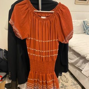 Revolve Piper Orange skirt dress!